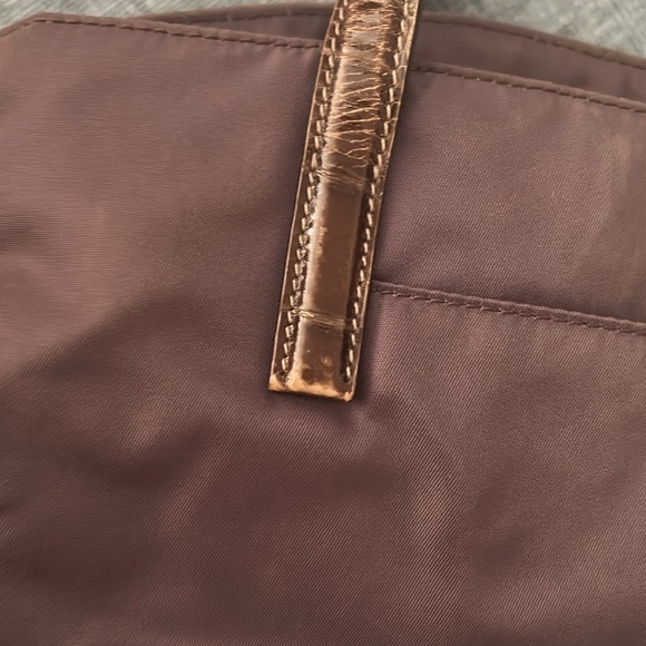 Prada Vintage Purple Tote with Brown Accents - Picture 14 of 14